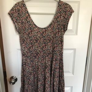 Kimchi Blue Floral Scoop-Neck Skater Dress